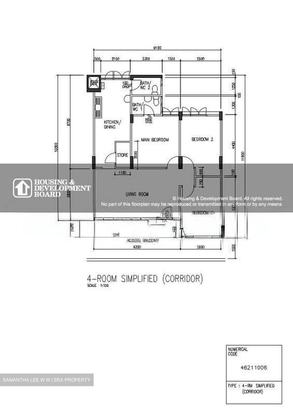Blk 315 Bukit Batok Street 32 (Bukit Batok), HDB 4 Rooms #529564341